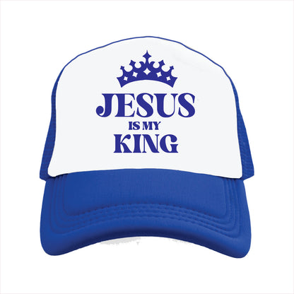 Jesus is my King Trucker Hat Cap