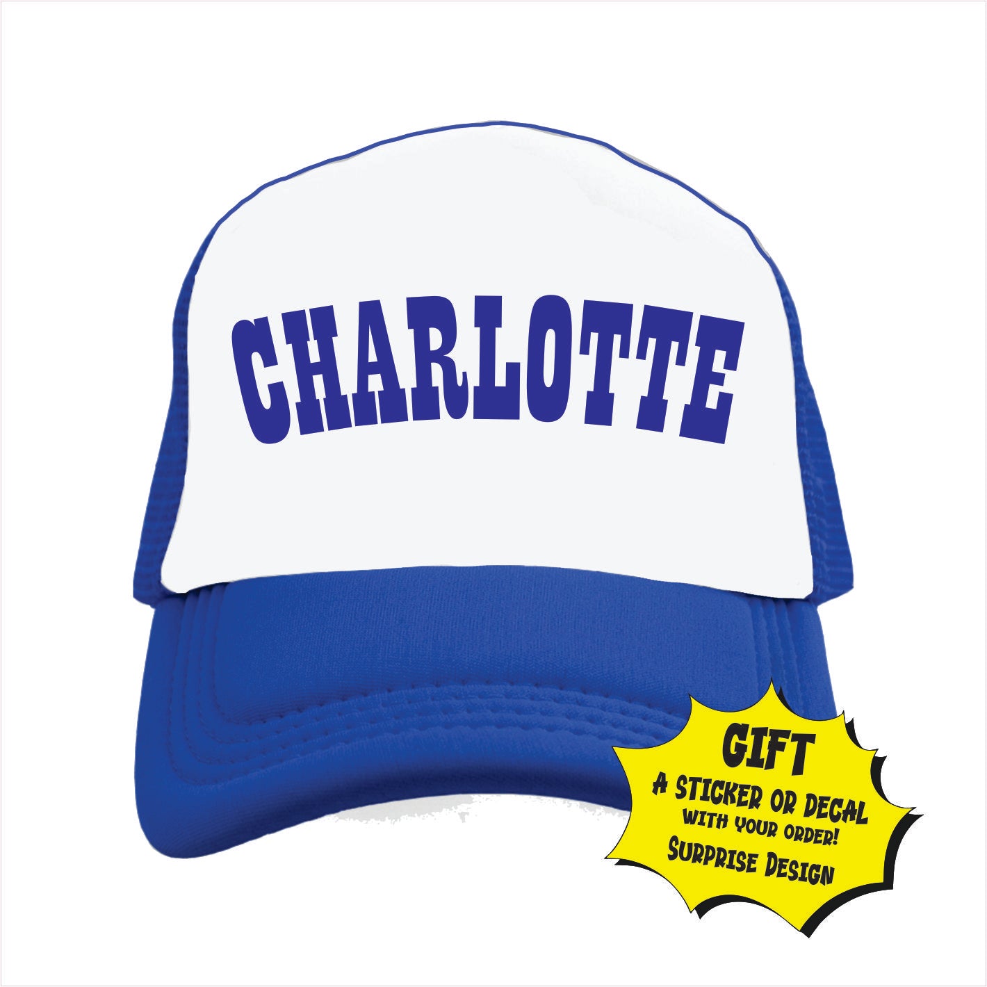 Charlotte Trucker Hat Cap