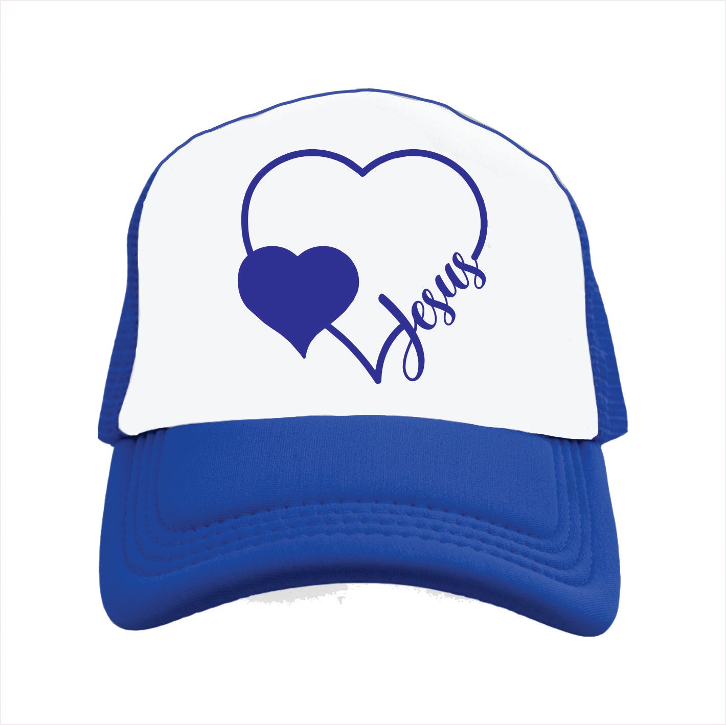 Jesus Heart Trucker Hat Cap
