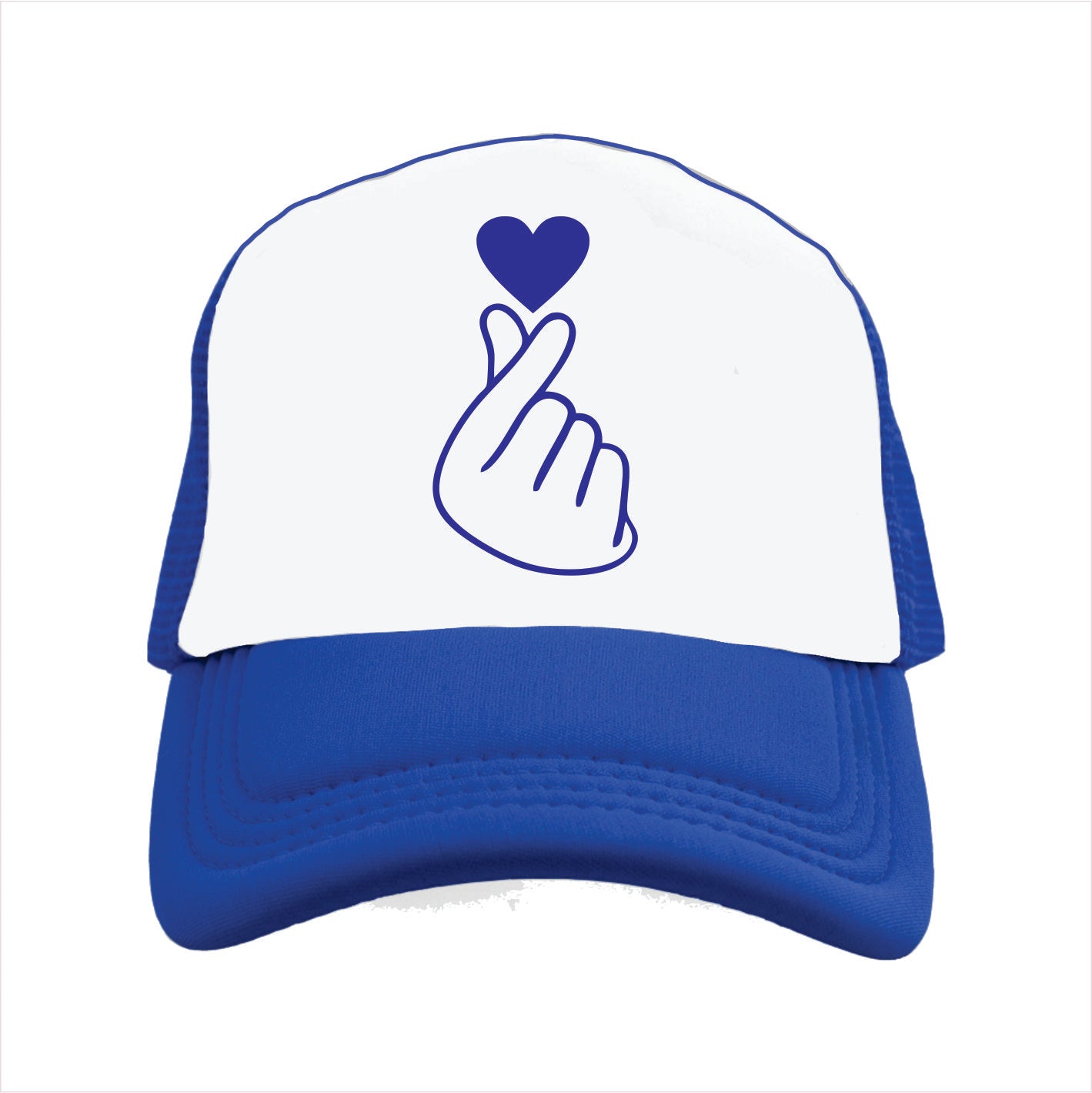 Korean Heart Trucker Hat Cap