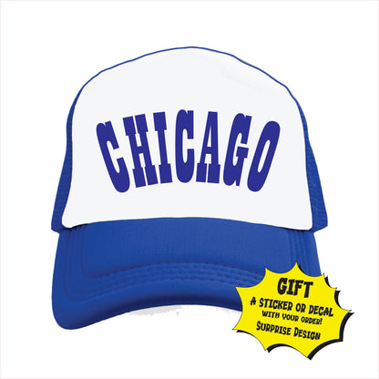 Chicago Trucker Hat Cap