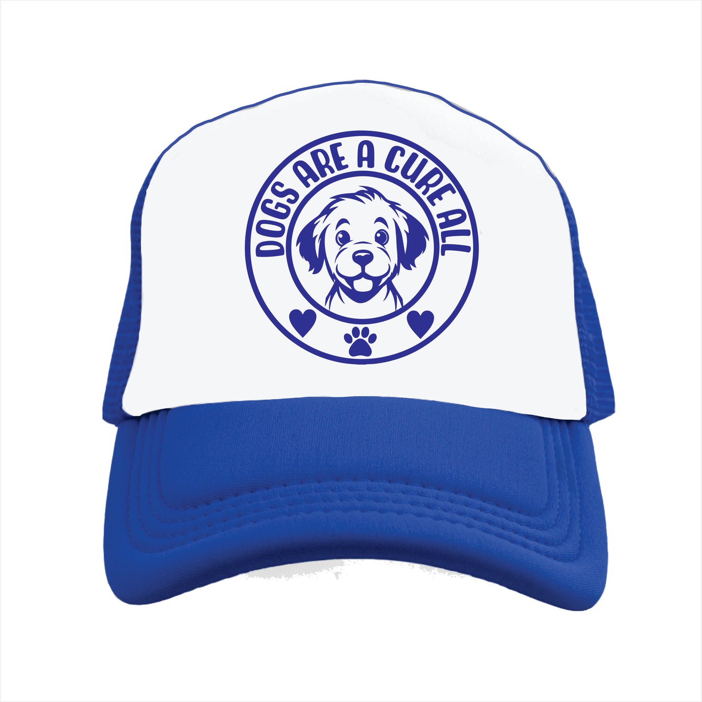 Dogs are a cure-all Trucker Hat Cap