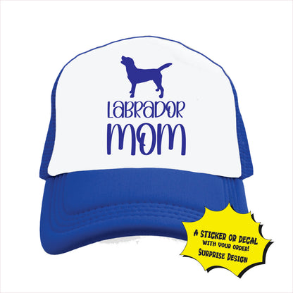 Labrador Mom Trucker Hat Cap