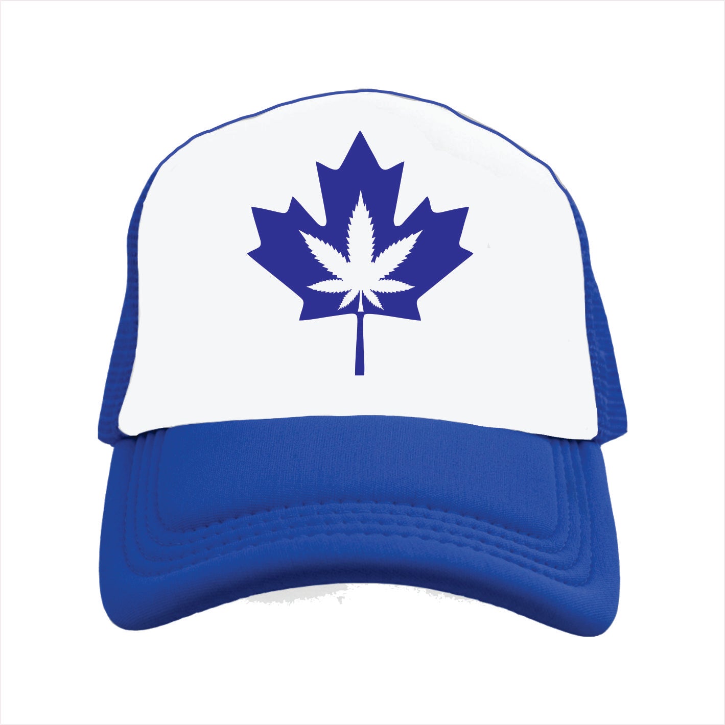 Cannabis Canadian Symbol Trucker Hat Cap