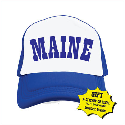 Maine Trucker Hat Cap