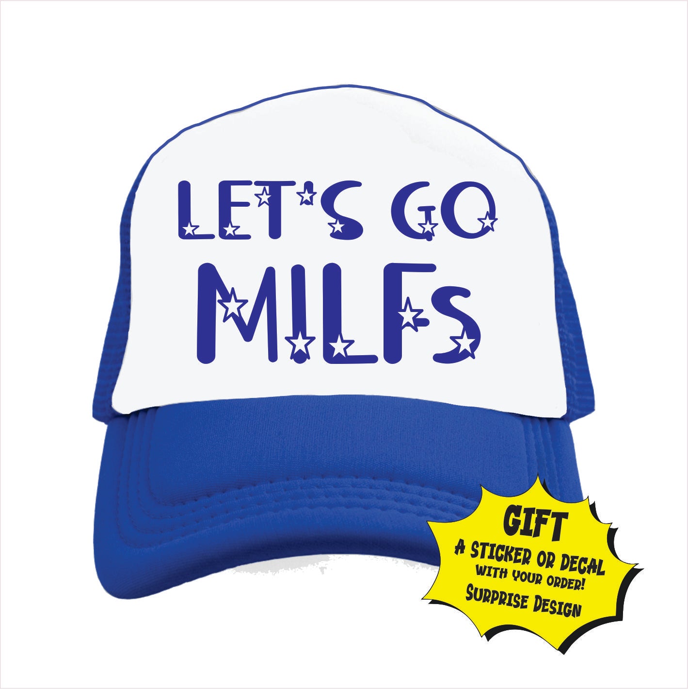 Let’s Go Milfs Trucker Hat Cap
