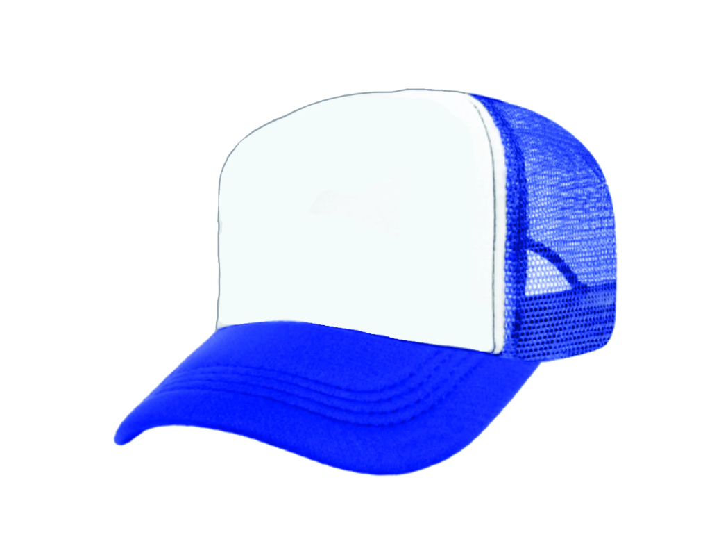 Custom hat, Blue and white personalized cap