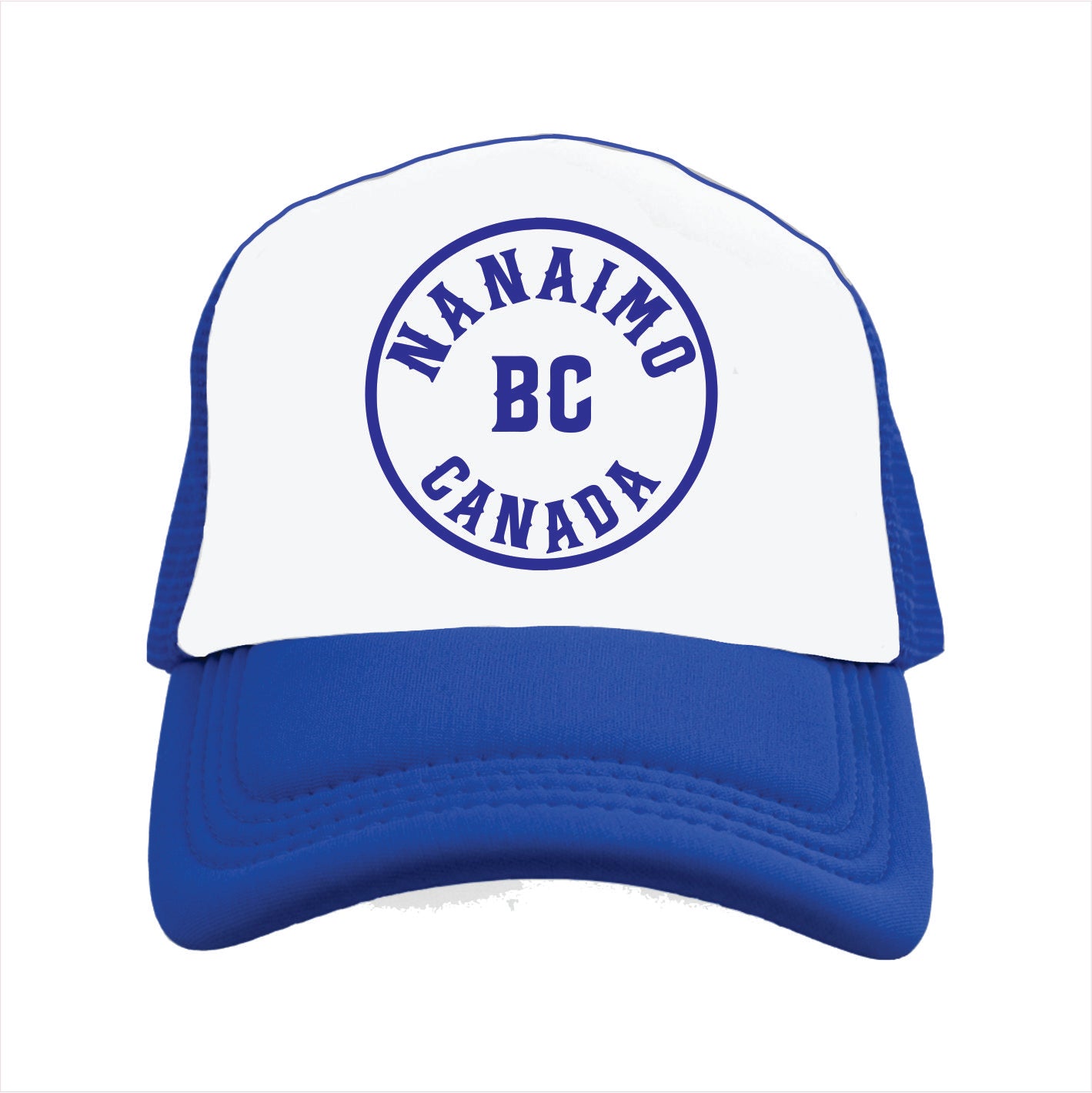 Nanaimo BC Canada Blue Hat Trucker 
