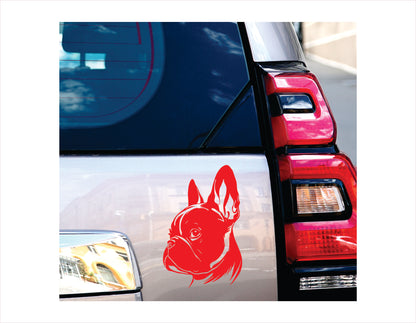 Boston terrier car decal, boston terrier gifts, vinyl decals FREE shipping