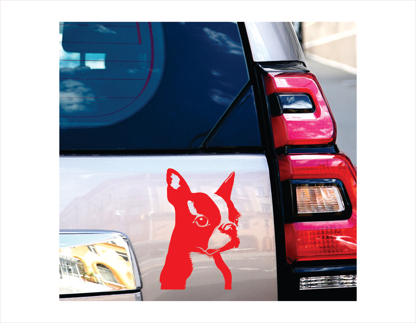 BOSTON TERRIER DOG Vinyl Decal Sticker FREE shipping