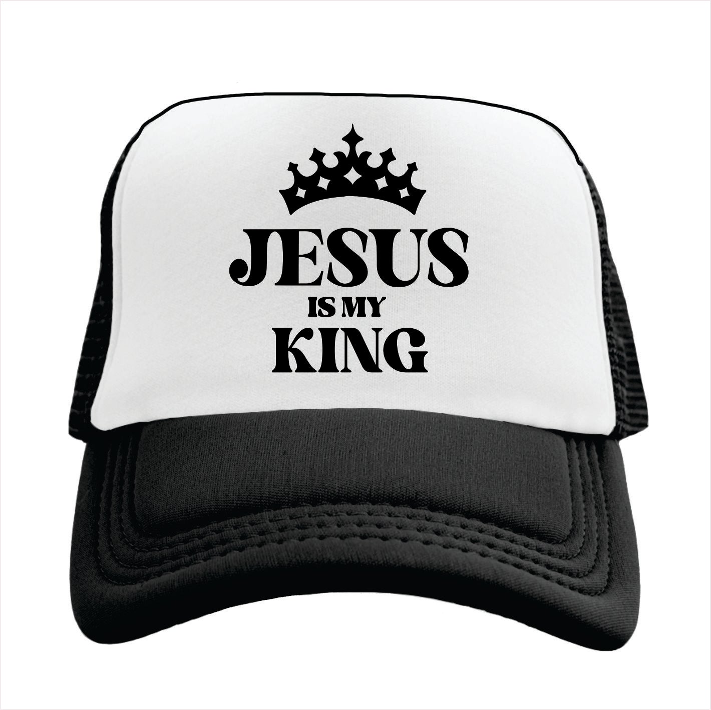 Jesus is my King Trucker Hat Cap