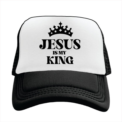 Jesus is my King Trucker Hat Cap