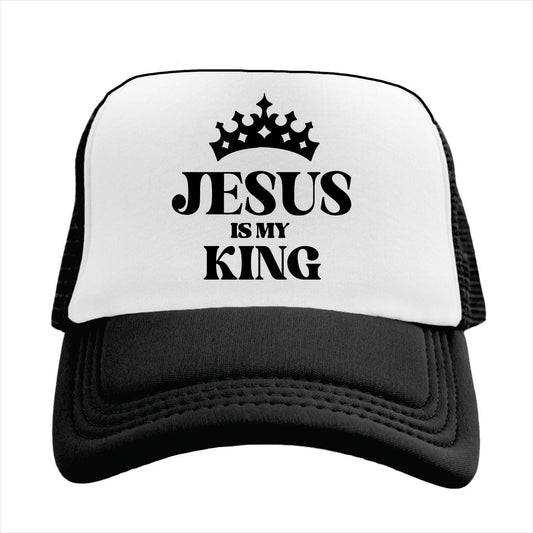Jesus is my King Trucker Hat Cap