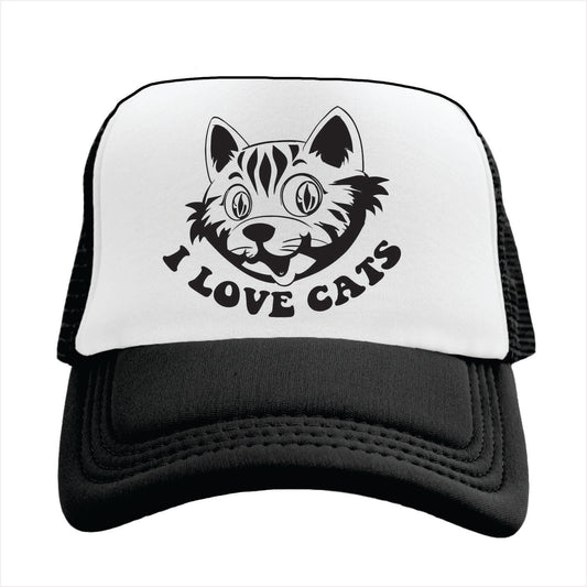I LOVE CATS Trucker Hat Cap
