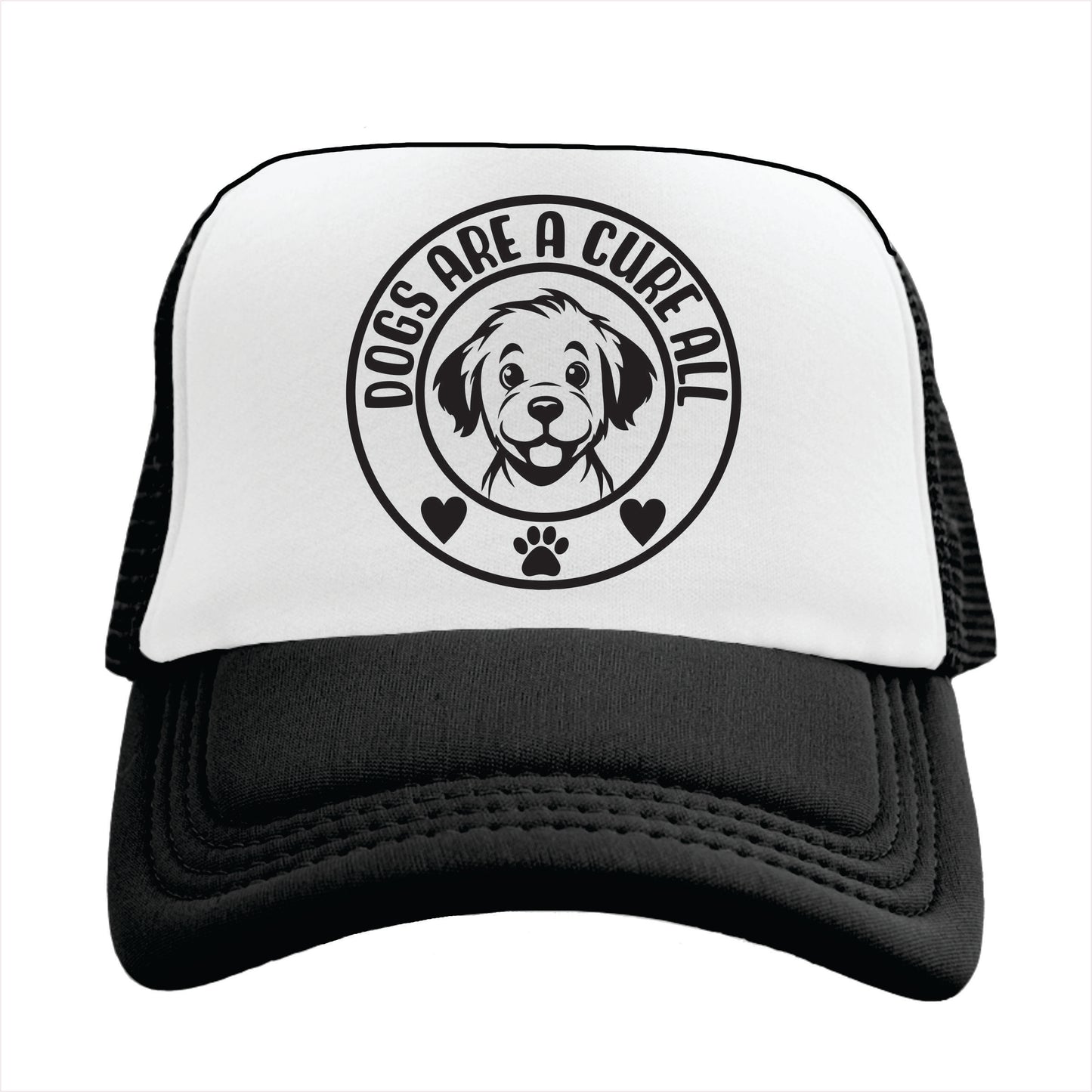 Dogs are a cure-all Trucker Hat Cap