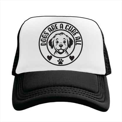 Dogs are a cure-all Trucker Hat Cap