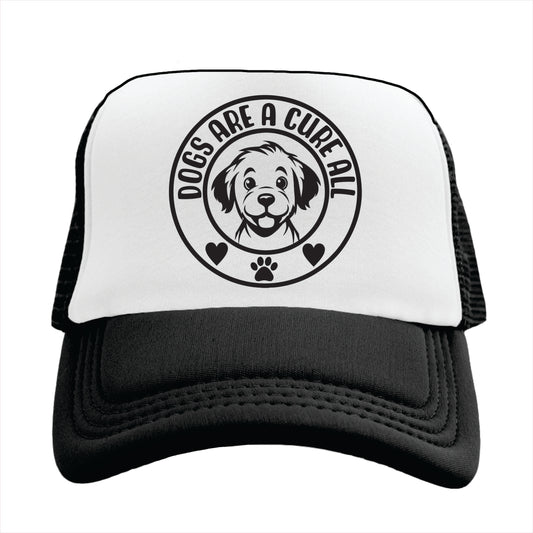 Dogs are a cure-all Trucker Hat Cap