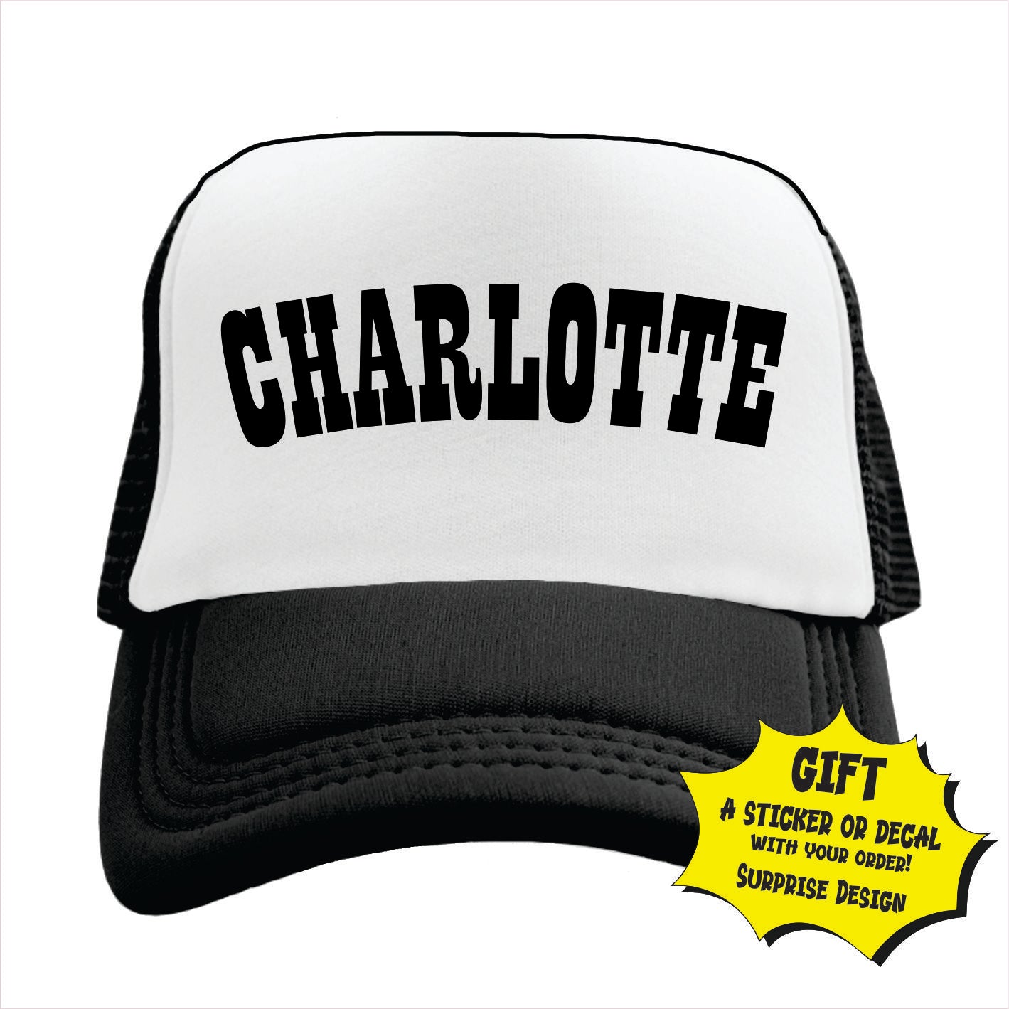 Charlotte Trucker Hat Cap