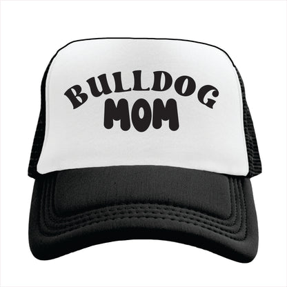 Bulldog Mom Trucker Hat Cap