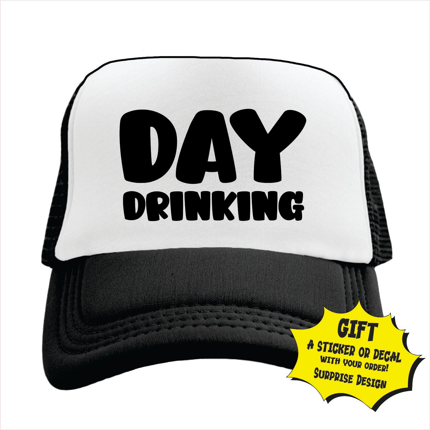 Day Drinking Trucker Hat Cap