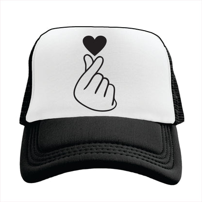 Korean Heart Trucker Hat Cap