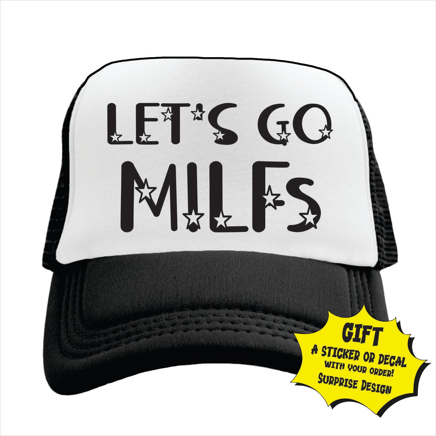 Let’s Go Milfs Trucker Hat Cap
