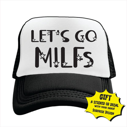 Let’s Go Milfs Trucker Hat Cap