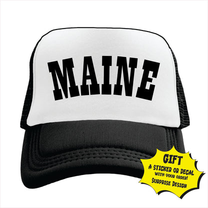 Maine Trucker Hat Cap