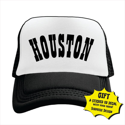 Houston Trucker Hat Cap