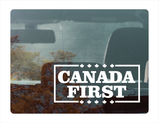 Canada First Decal Sticker - FREE shipping