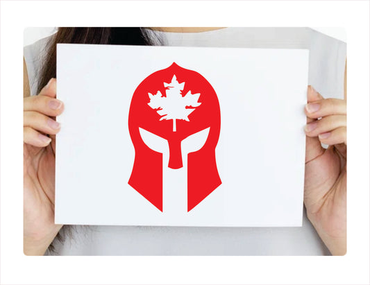 Spartan Canadian Vinyl Decal Sticker - FREE shipping