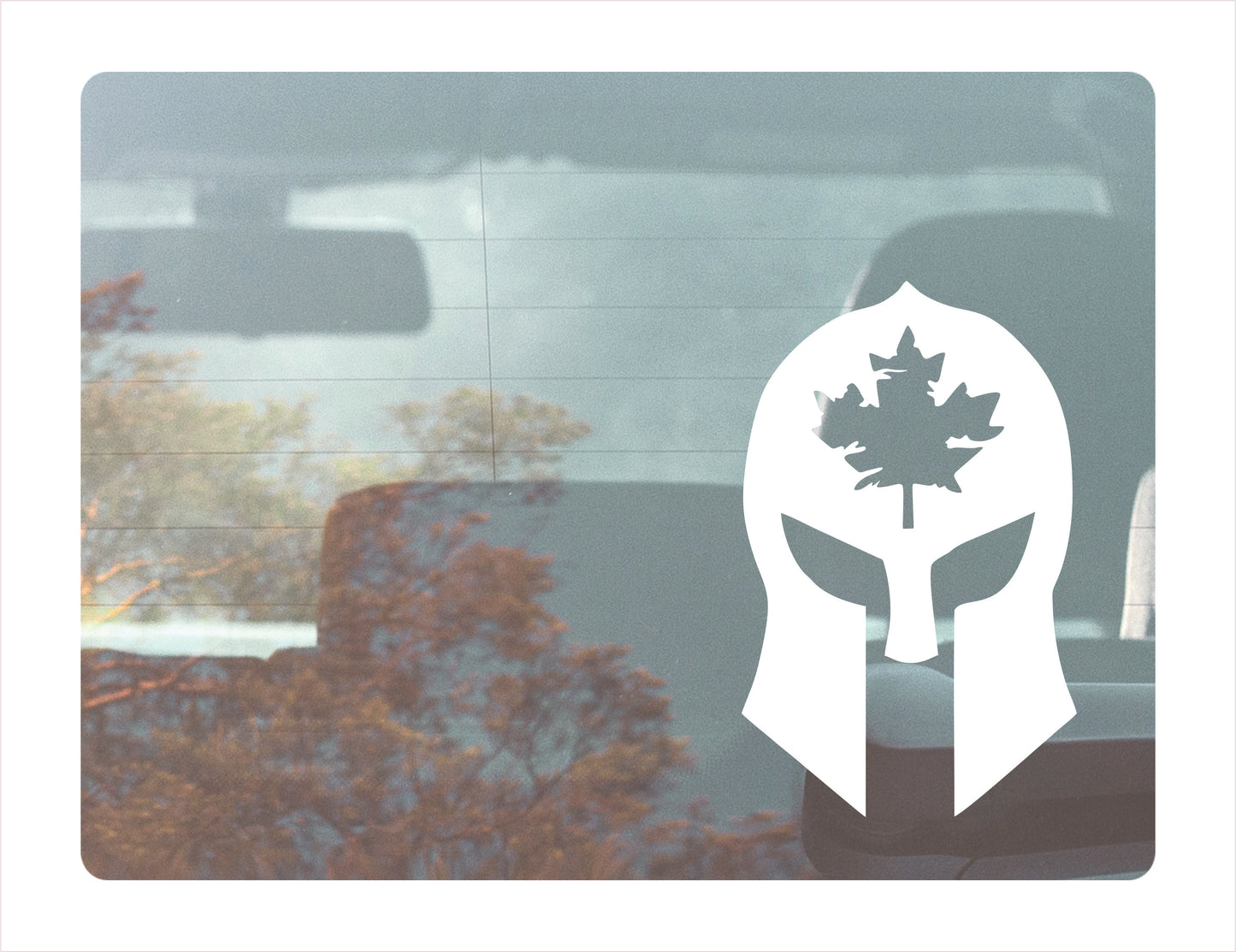 Spartan Canadian Vinyl Decal Sticker - FREE shipping