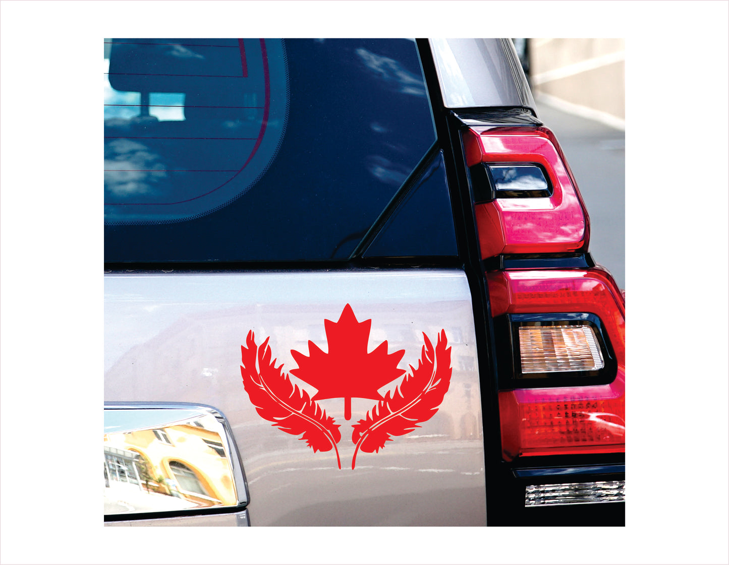 Canadian pride Red Vinyl Decal Sticker