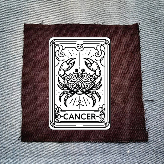 Cancer Zodiac Black Patch