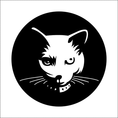 CAT FACE Vinyl Decal Sticker