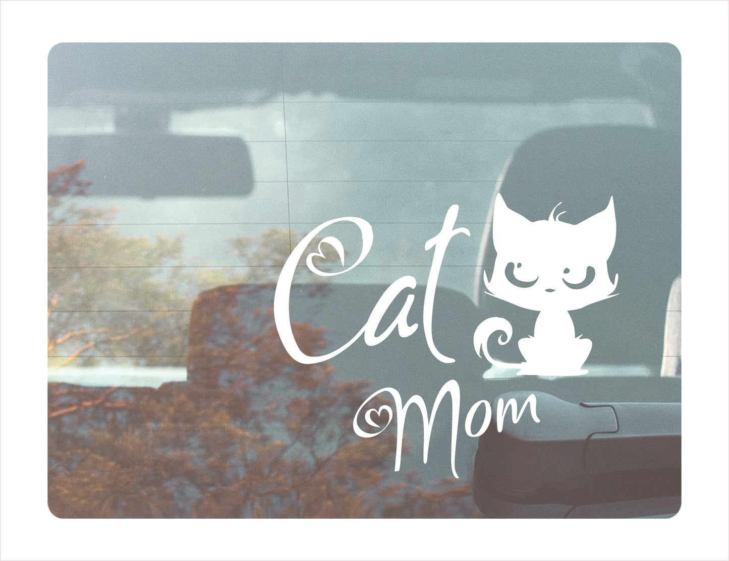 Cat Mom Decal Sticker  FREE shipping