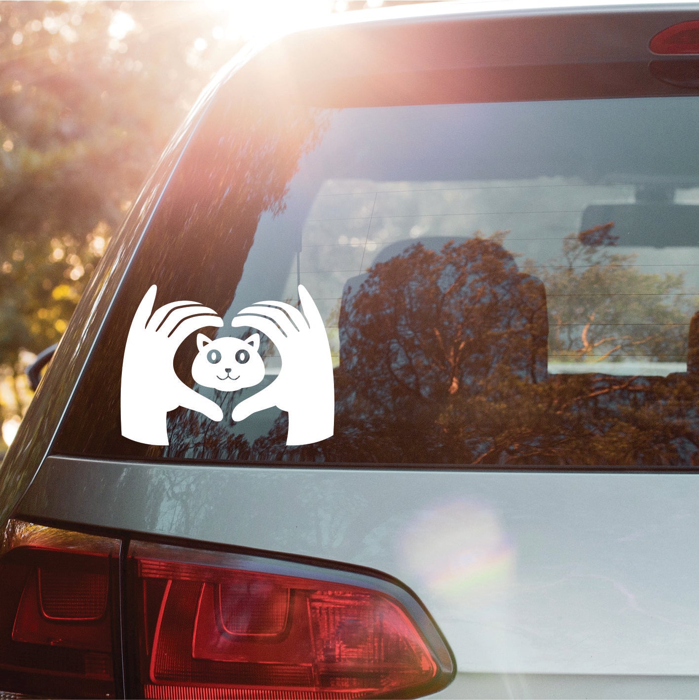 Cat New Car Vinyl Decal Sticker