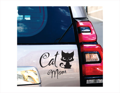 Cat Mom Decal Sticker  FREE shipping