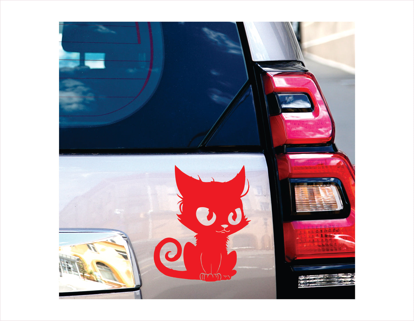 Cute Black Cat Vinyl Decal Sticker FREE shipping