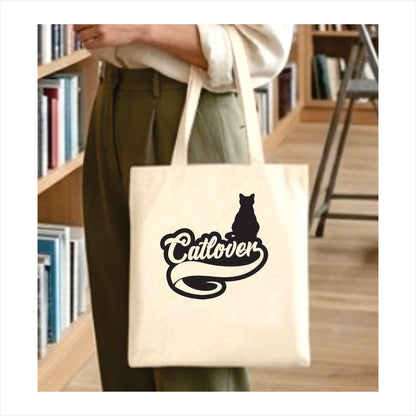 Cat lover tote bag 1