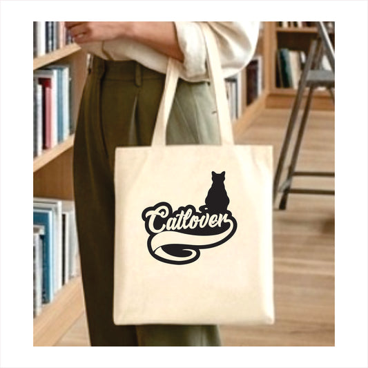 Cat lover tote bag 1