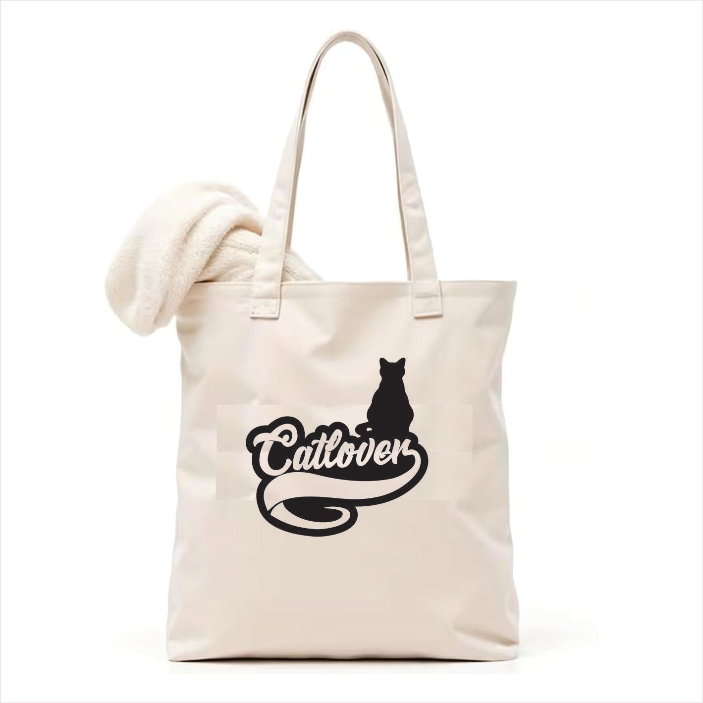 Cat lover tote bag 3