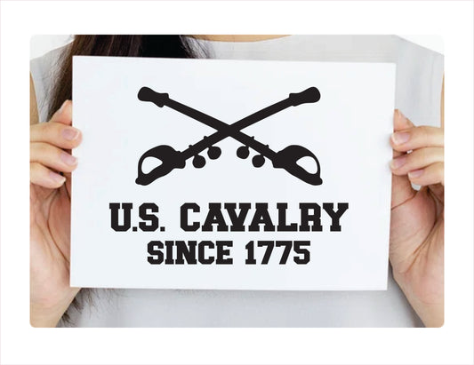U.S. Cavalry since 1775 Decal Sticker - FREE shipping