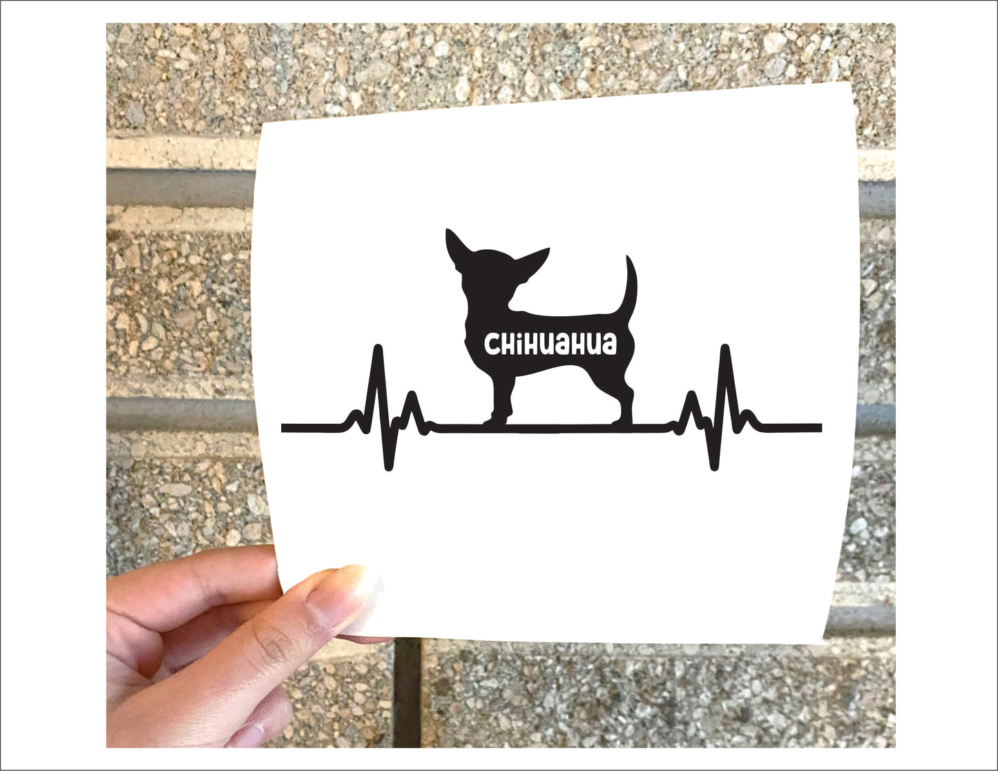 Chihuahua Dog Decal Sticker - FREE shipping