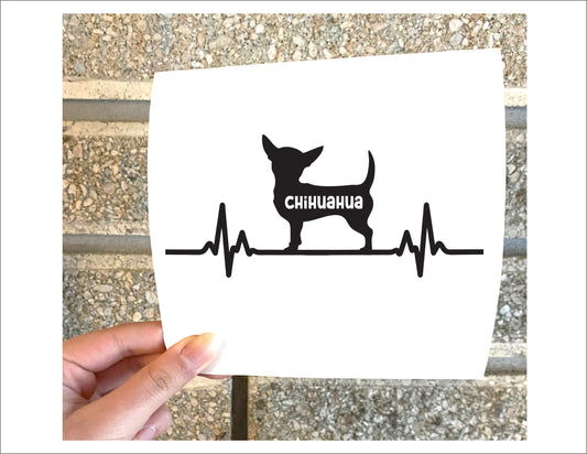 Chihuahua Dog Decal Sticker - FREE shipping