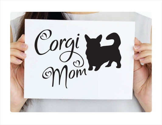 Corgi Mom Decal Sticker   FREE shipping