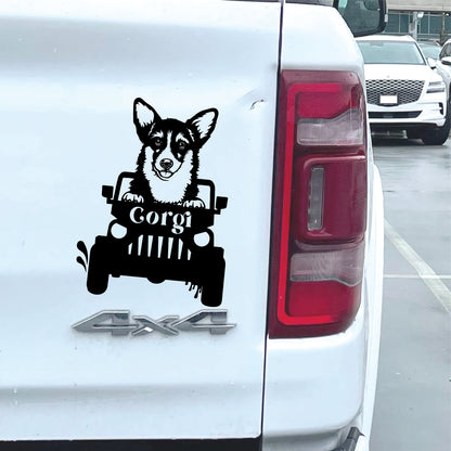 CORGI DOG Off road Vinyl Decal Sticker