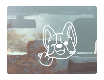 Corgi Korean Heart Decal  FREE shipping