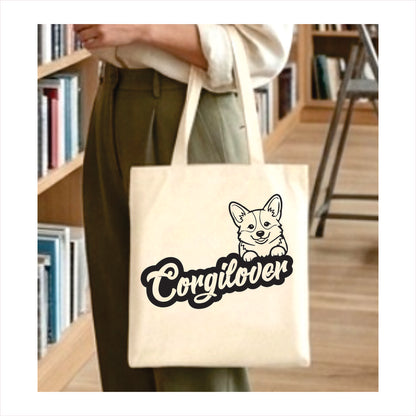 Corgi lover tote bag 1
