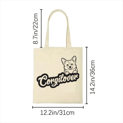 Corgi lover tote bag 2
